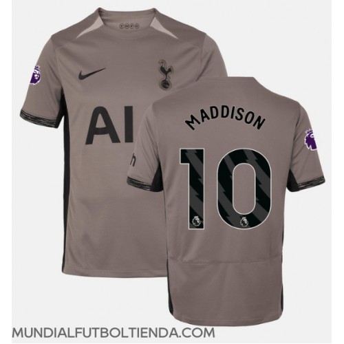 Camiseta Tottenham Hotspur James Maddison #10 Tercera Equipación Replica 2023-24 mangas cortas